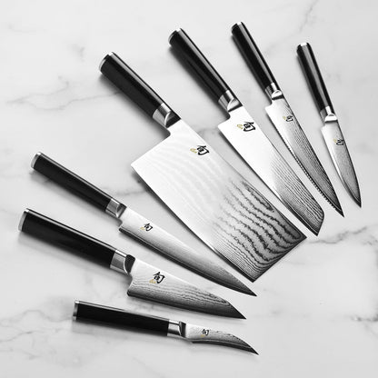 Classic 23 Piece Block Set | Includes 8" Chef, 7" Santoku, 5" Nakiri, 6" Utility, Bird's Beak & More, Damascus Stainless Steel Cladding, Pakkawood Handle