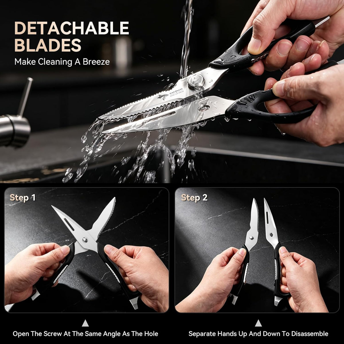 Kitchen Scissors All Purpose Kitchen Shears Come Apart