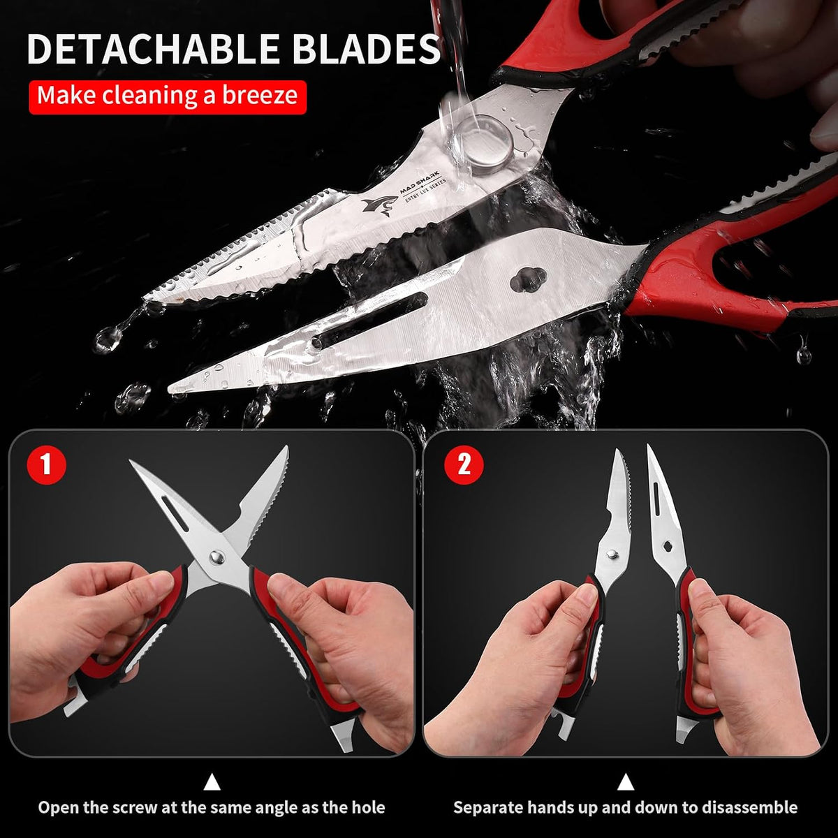 Kitchen Scissors All Purpose Kitchen Shears Come Apart