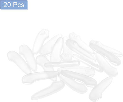20Pcs Blade Knife Tip Protector Cover Plastic Knife Guard Sleeves Knife Blade Tip Sleeves Cover for Kitchen, Clear