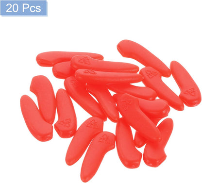 20Pcs Blade Knife Tip Protector Cover Plastic Knife Guard Sleeves Knife Blade Tip Sleeves Cover for Kitchen, Clear