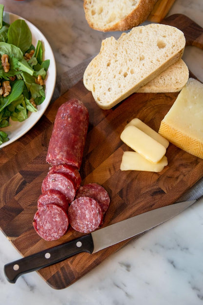 Bowery End Grain Cheese and Charcuterie Board, One Size, Acacia Wood