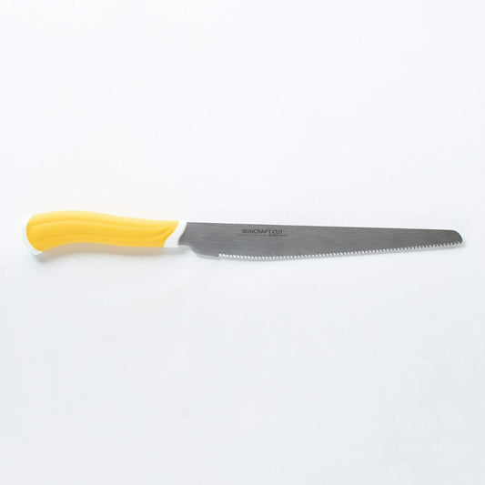 Suncraft HE-2101 Bread Knife, Smooth Bread Knife, Cleans Fresh Bread and Hard Bread, Loved by Professionals, Made in Japan