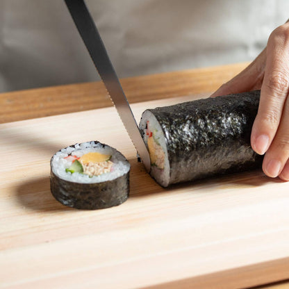 Suncraft HE-2101 Bread Knife, Smooth Bread Knife, Cleans Fresh Bread and Hard Bread, Loved by Professionals, Made in Japan