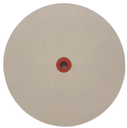 8 in Leather Honing Stropping Wheel Includes Premium White Buffing Compound Made in USA Super Strop Premium Wheel Strops fits 1/2", 5/8" and 3/4" Arbors