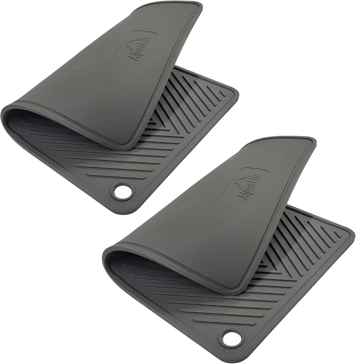 2 Silicone Kitchen Utility Mats, Heat Resistant, Multipurpose, Food Grade