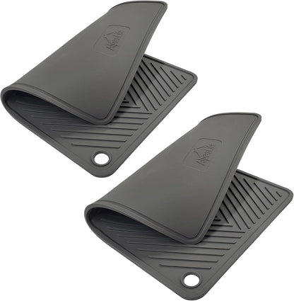 2 Silicone Kitchen Utility Mats, Heat Resistant, Multipurpose, Food Grade