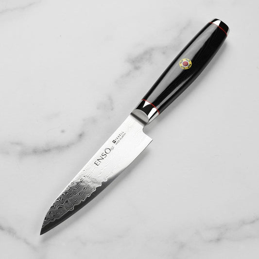 SG2 Petty Knife - Made in Japan - 101 Layer Stainless Damascus Utility, 4.75"