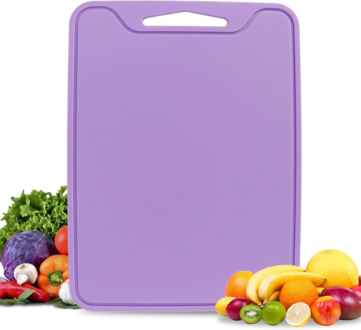 Silicone Cutting Boards for Kitchen 11.8''x 8.6'', BPA Free Flexible Cutting Mat for Meat Vegetables Fruit, Cutting Boards for Kitchen Dishwasher Safe