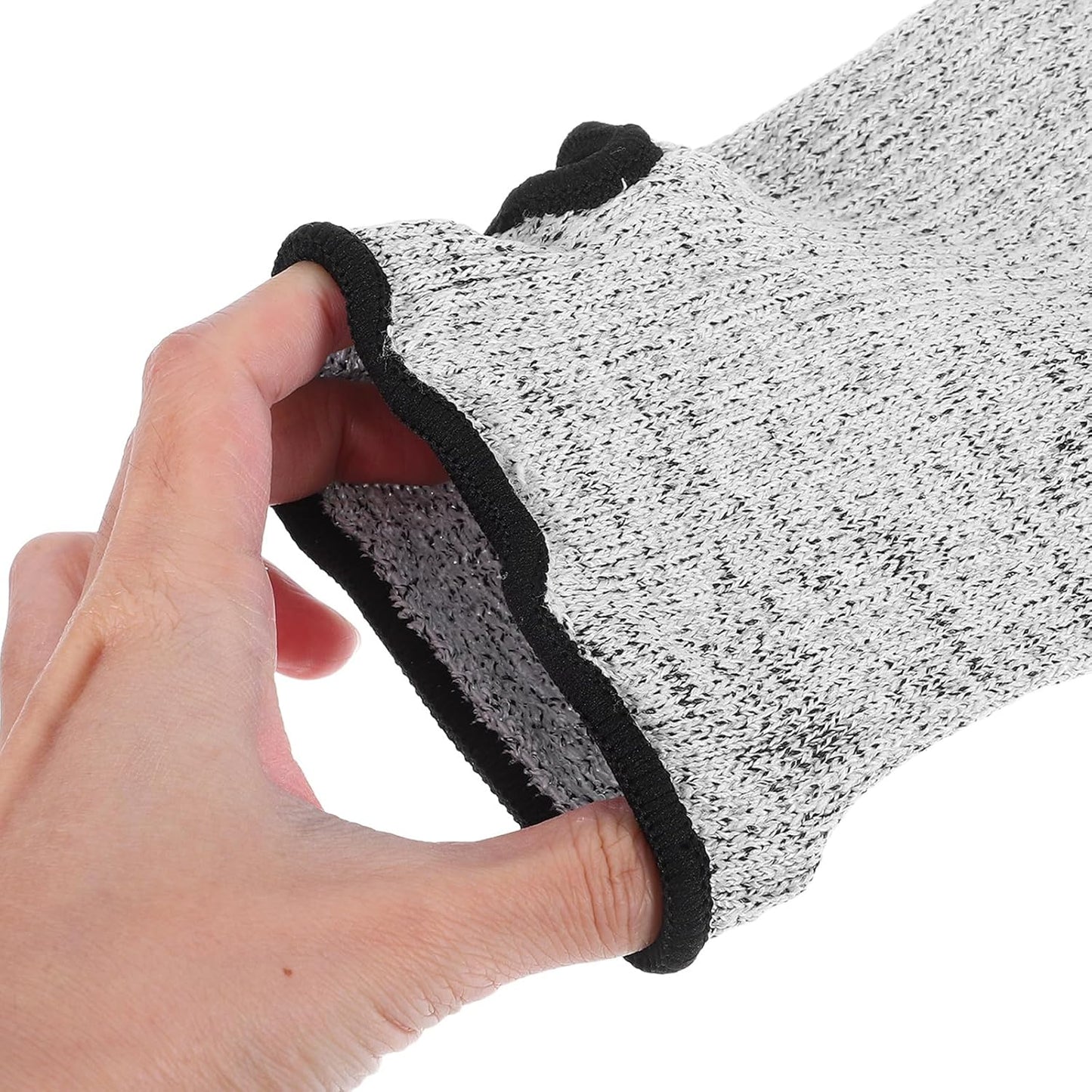 Cut Resistant Forearm Sleeves Level 5 Protection 40cm Breathable Wear-resistant Arm Guards for Gardening Kitchen Farming Work