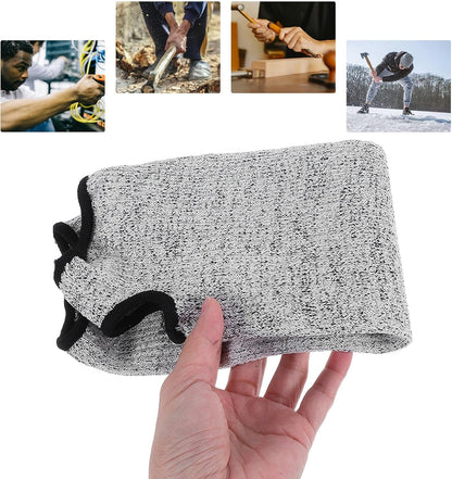 Cut Resistant Forearm Sleeves Level 5 Protection 40cm Breathable Wear-resistant Arm Guards for Gardening Kitchen Farming Work