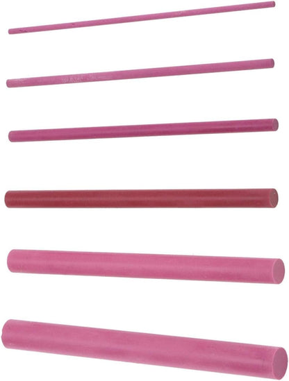 6Pcs 3000 Grit Polishing Oil Stone Sharpener Set, Professional Whetstone Tool for Kitchen Knives, Outdoor Gear, and Crafts (Red)