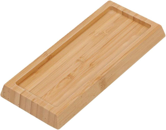 Bamboo Whetstone Anti-Slip Base 8.27 Inch Non-Slip Sharpening Stone Holder Stable Knife Sharpener Support for Kitchen Use