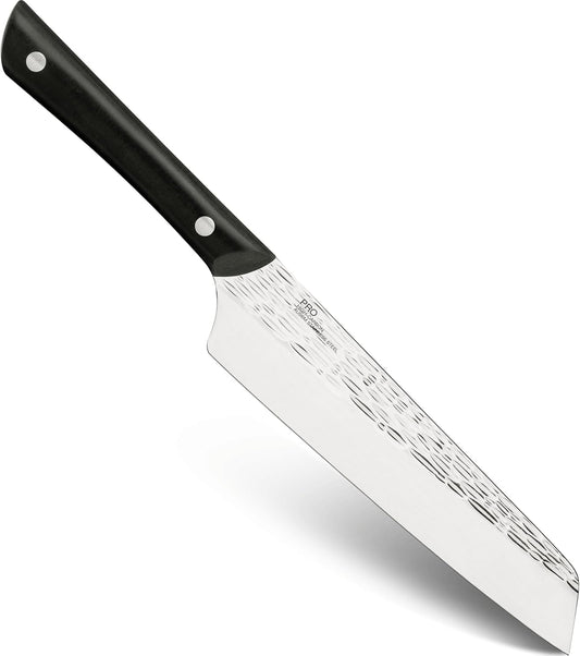 PRO 6.5" Master Utility Knife | Hand Sharpened Japanese Kitchen Knife, Japanese AUS6M Stainless Steel Blade, Full-Tang POM Handle