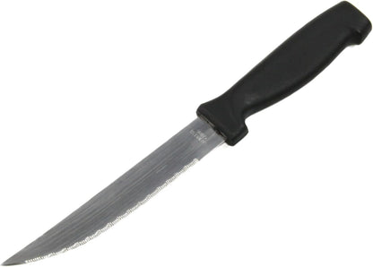 Select Vegetable Knife, 4.5 inch blade 8.5 inches in length 2 piece set, Stainless Steel/Black