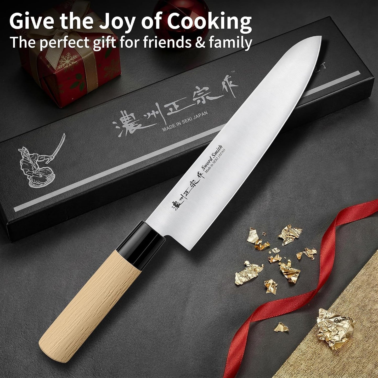 6.3 Inch Deba Knife, Made in Japan, Right-Handed Single Bevel Fish Butcher Knife, High Carbon Stainless Steel with Hammered Finish, Natural Wood Handle for Fish Filleting