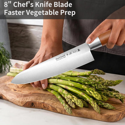 6.3 Inch Deba Knife, Made in Japan, Right-Handed Single Bevel Fish Butcher Knife, High Carbon Stainless Steel with Hammered Finish, Natural Wood Handle for Fish Filleting