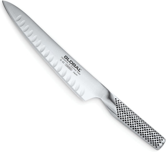 Global Stainless Steel Hollow Ground 8-Inch Carving Knife