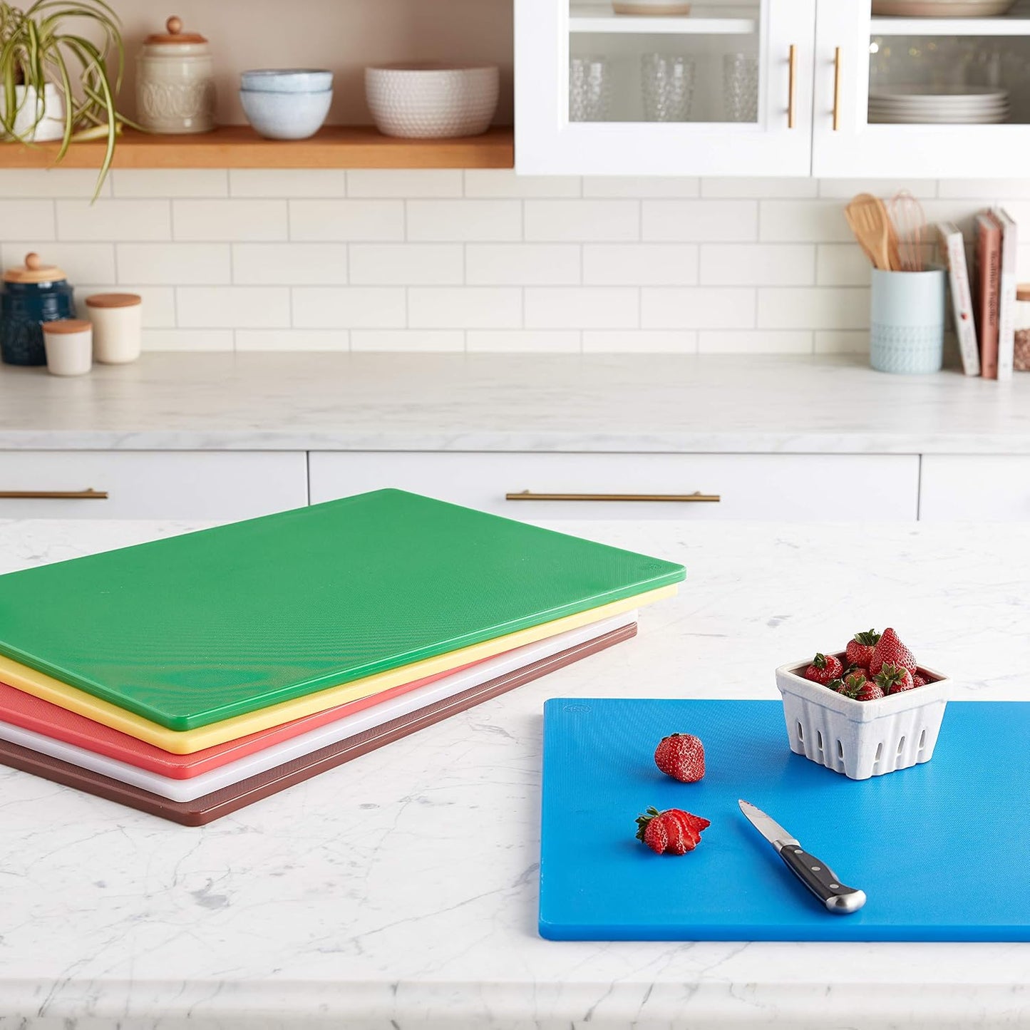 CBST-1824 Cutting Board Set, 18-Inch by 24-Inch by 1/2-Inch, Assorted Colors