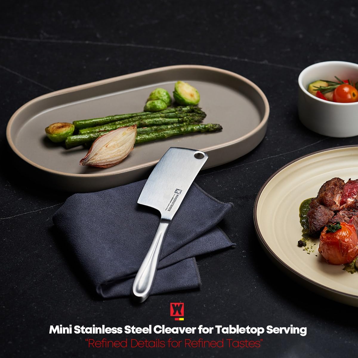 100% Stainless Steel Butter Knife Spreader, Cocktail Cheese Knife for Condiments, Jam, Pastry & Butter, Ergonomic Handle Design, Perfect for Cutting or Spreading Cheese & Butter