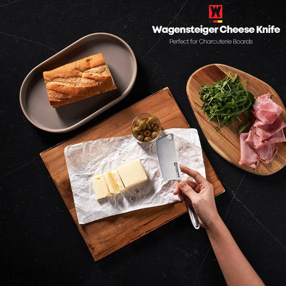 100% Stainless Steel Butter Knife Spreader, Cocktail Cheese Knife for Condiments, Jam, Pastry & Butter, Ergonomic Handle Design, Perfect for Cutting or Spreading Cheese & Butter