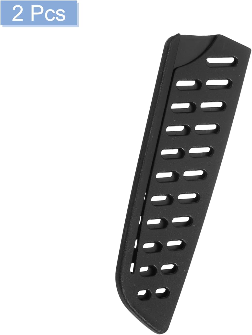 2Pcs Knife Cover Sleeves Blade Edge Guards for 5" Santoku Knife Blade Edge Protector Cover Universal Knife Sheath for Kitchen, Black