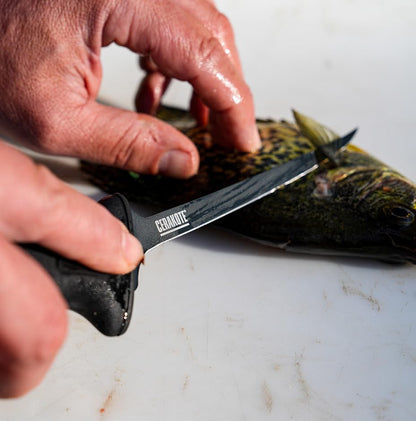 6" Stealth FXF Flex Fillet Knife Flexible Fishing Fillet Knife for Fish Cleaning Bait Prep and Processing