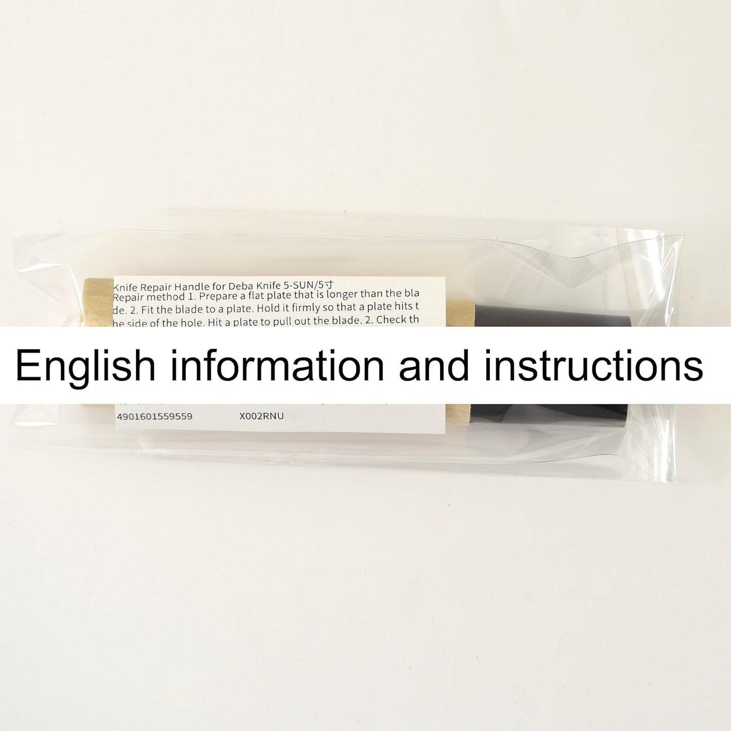Knife Handle Japanese Chef Repair Natural Wood Replacement Deba (Deba-1) | You can replace the handle of a dirty or broken japanese chef knife after using it for many years