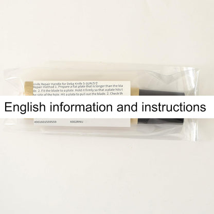 Knife Handle Japanese Chef Repair Natural Wood Replacement Deba (Deba-1) | You can replace the handle of a dirty or broken japanese chef knife after using it for many years