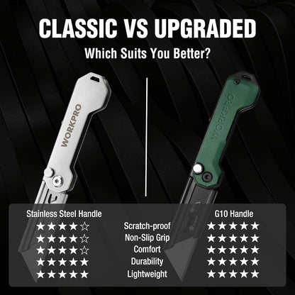 3-Pack Camo Folding Utility Knife Set