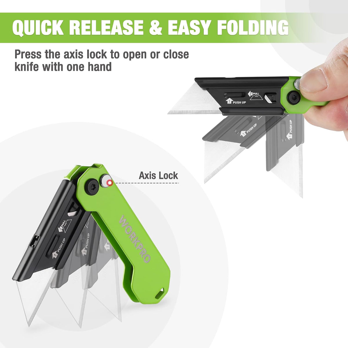 3-Pack Camo Folding Utility Knife Set
