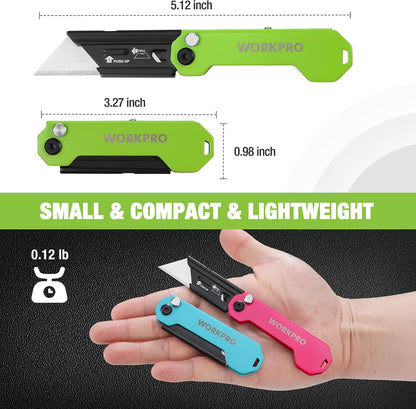 3-Pack Camo Folding Utility Knife Set