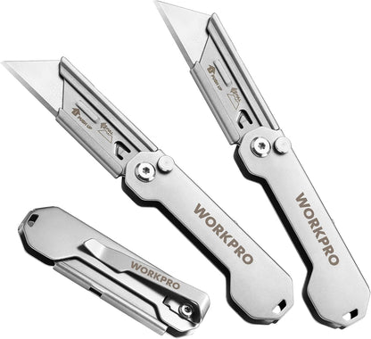 3-Pack Camo Folding Utility Knife Set