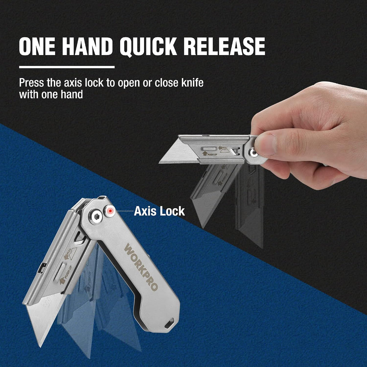 3-Pack Camo Folding Utility Knife Set