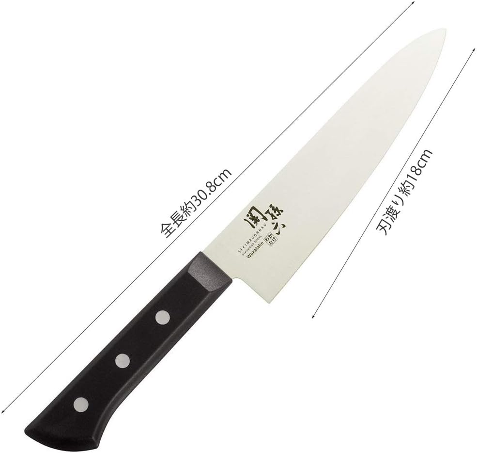 AB5523 Chinese Knife, 6.9 inches (175 mm), Made in Japan, Easy to Clean