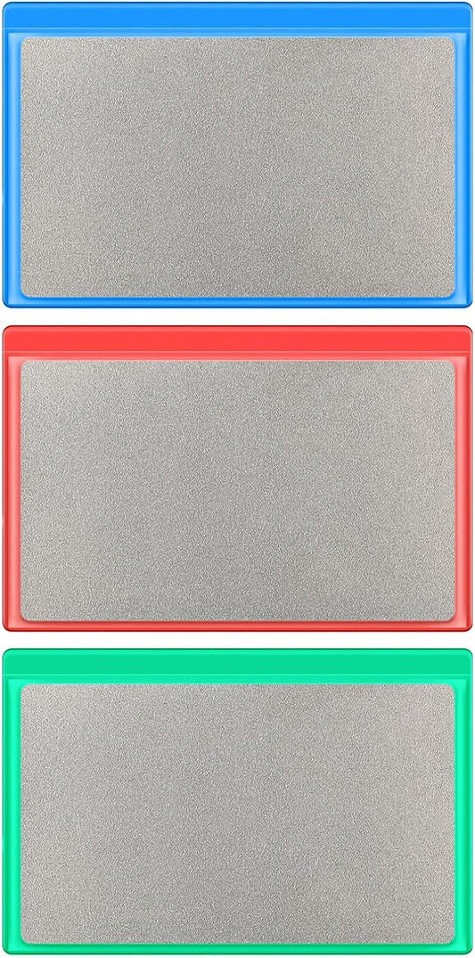 3 Pieces Credit Card Size Sharpening Stone 300# 600# 1000# Credit Card Diamond File Set Card Sized- Extra-Fine, Fine and Coarse Diamond