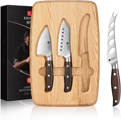 Meat Cleaver Knife, 7 Inches German Stainless Steel Chef Cleaver Knife,Vegetable Meat Cleaver,Multifunction Chopper Butcher Knife,Chinese Chef Knife, Ultra Sharp, Red Sandalwood Handle