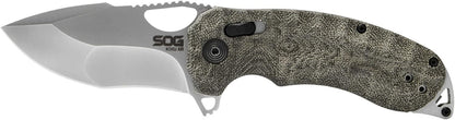 Kiku Quick-Opening Sharp Ambidextrous Pocket Folding Knives with Linen Micarta Handle | CTS XHP Steel, XR Lock