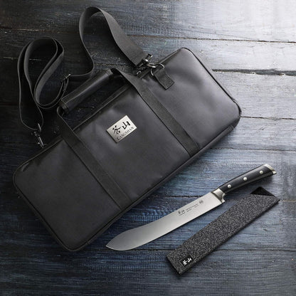 Cangshan 1023770 7-Piece Cut-Resistant Nylon Cutlery Knife Bag with Strap, Bag Only (CUTLERY NOT INCLUDED)