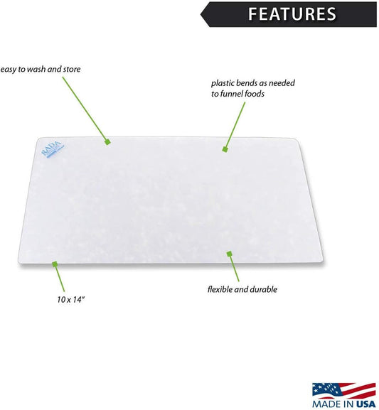Flexible Cutting Board (CB2) | 10" x 14", Durable Plastic