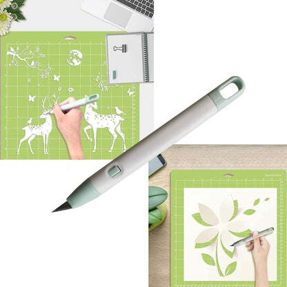 Precision Craft Knife Set, 7-Piece Hobby Knife Kit with Case, Includes 6 Replaceable Blades, Ideal for Crafting, Scrapbooking, Rubber Stamps & DIY Projects
