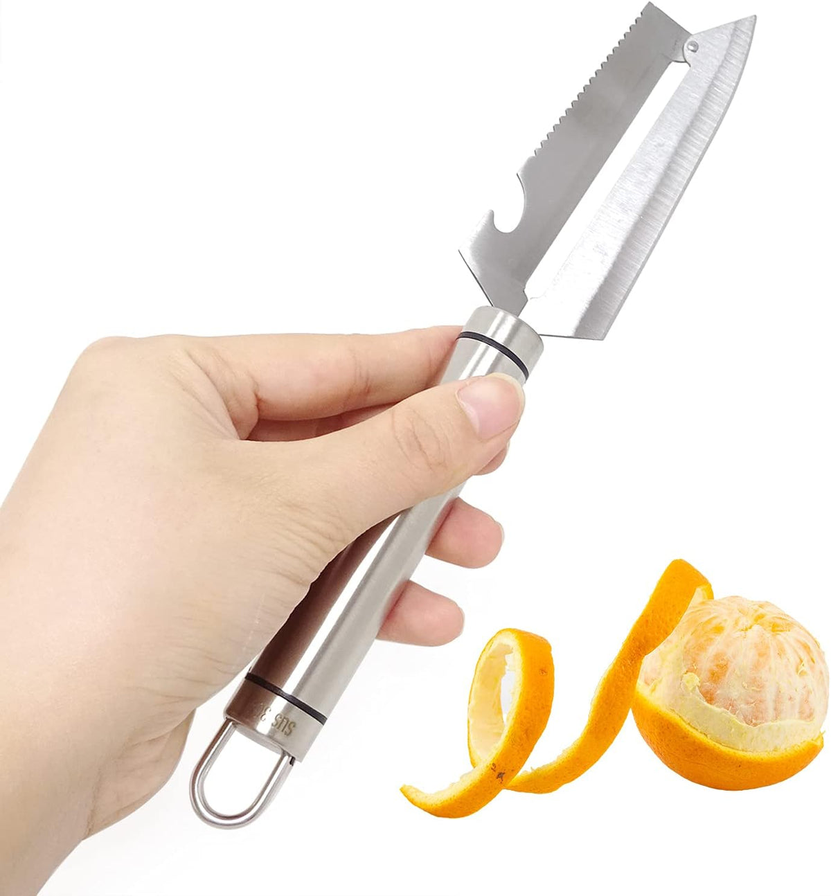 1PCS Multifunctional Stainless Steel Knife for Home Kitchen (9.45")