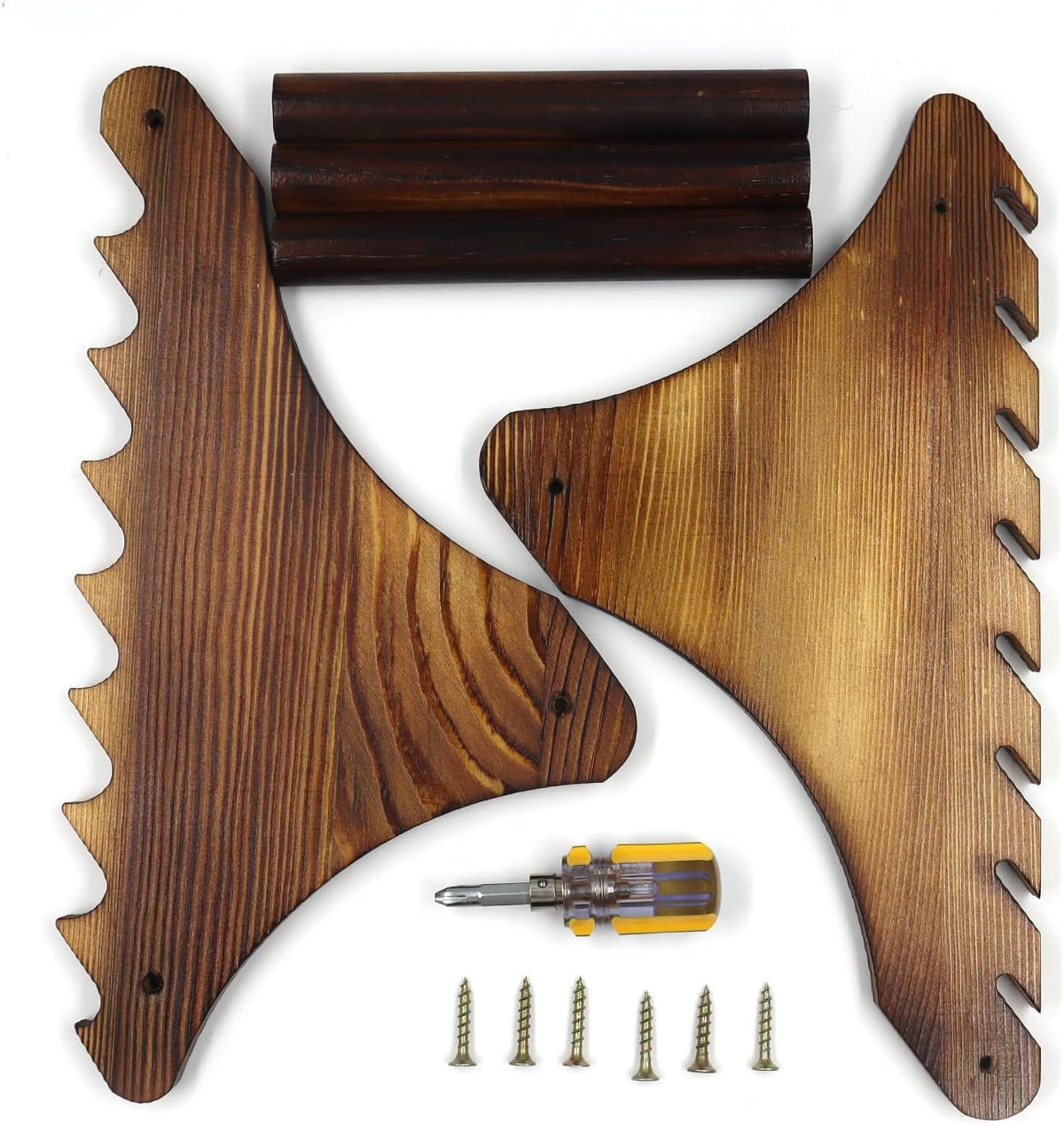 Knife Block, Wood Fixed Blade Knife Collection Display Stand Holder, Knife Holder Knife Wooden Display Case for Fixed Knife Series Display, Maximum 8 Knives