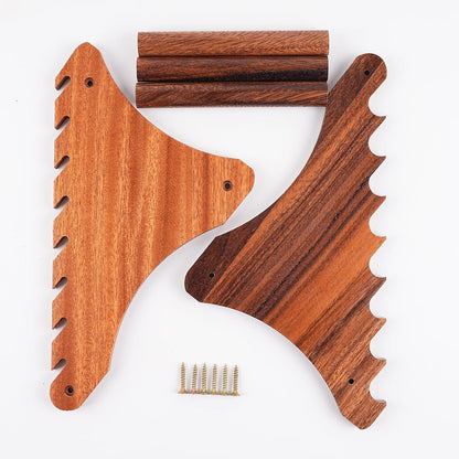 Knife Block, Wood Fixed Blade Knife Collection Display Stand Holder, Knife Holder Knife Wooden Display Case for Fixed Knife Series Display, Maximum 8 Knives