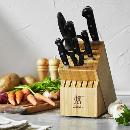 Professional S 7-Pc Knife Set, Friodur Ice-Hardened Blades | Ultra-Sharp Knives Made in Company-Owned German Factory with Special Formula Steel. Dishwasher Safe, Comfortable Grip