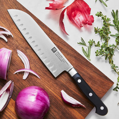 Professional S 7-Pc Knife Set, Friodur Ice-Hardened Blades | Ultra-Sharp Knives Made in Company-Owned German Factory with Special Formula Steel. Dishwasher Safe, Comfortable Grip