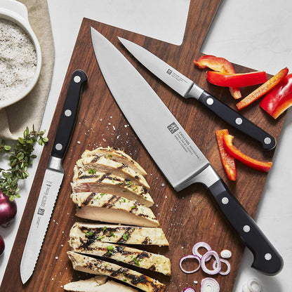 Professional S 7-Pc Knife Set, Friodur Ice-Hardened Blades | Ultra-Sharp Knives Made in Company-Owned German Factory with Special Formula Steel. Dishwasher Safe, Comfortable Grip