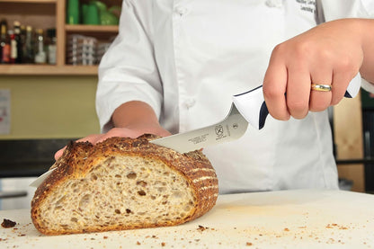 M23210WBH Millennia 10-Inch Wide Wavy Edge Bread Knife, White - Colors B