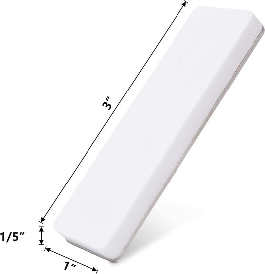 Mini Pocket Knife Sharpener - Double-Sided Diamond & Ceramic Sharpening Stone | Portable 400 Grit Tool for Knives, Scissors, and Outdoor Survival Gear