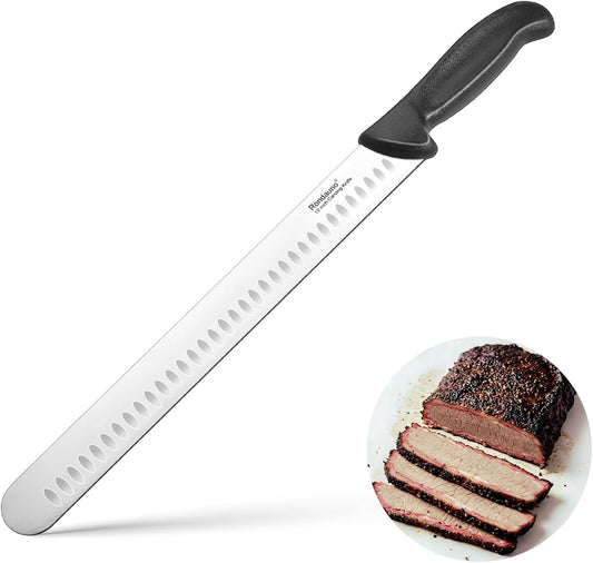 Brisket Knife, Carving Knife for Meat Cutting Slicing Knives | 12 inch Ultra Sharp Blade, Premium High Carbon Stainless Steel, Turkey and Roast